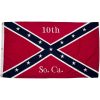10th infantry south carolina rebel flag cotton 3 x 5 ft on sale