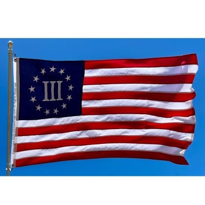 nyberg flag 3% iii betsy ross flags 3 x 5 ft. sewn outdoor double nylon embroidered