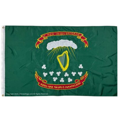 1st regiment irish brigade flag double nylon embroidered 3 x 5 ft.
