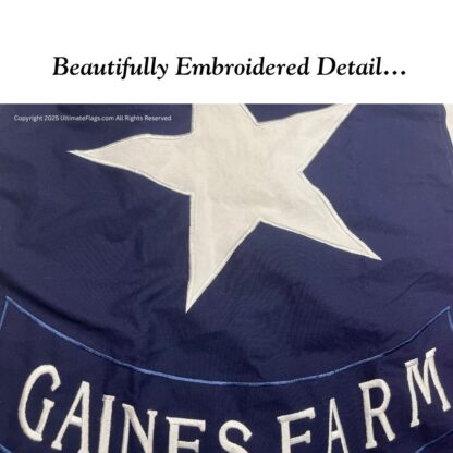 texas 1st infantry regiment cotton flag 3 x 5 ft.