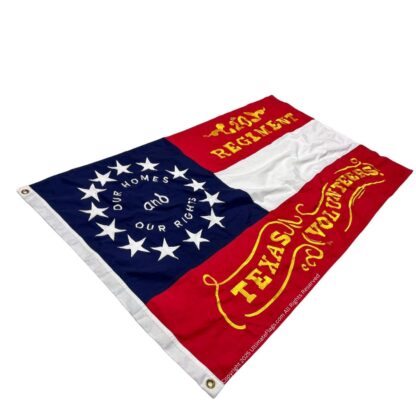 20th regiment texas volunteers flag cotton sewn flag 3 x 5 ft.