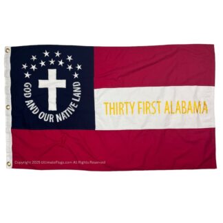31st alabama infantry cotton flag 3 x 5 ft.