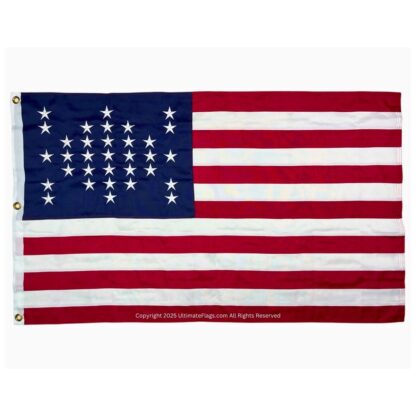 fort sumter usa double nylon embroidered flag 3 x 5 ft.
