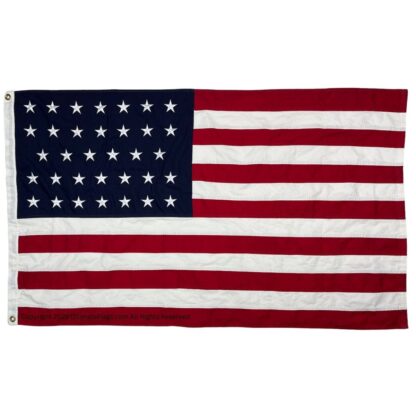 34 star usa flag union civil war flag cotton 3 x 5 ft.