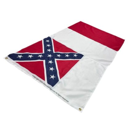 3rd national confederate flag double nylon sewn embroidered outdoor tough heavy duty flags