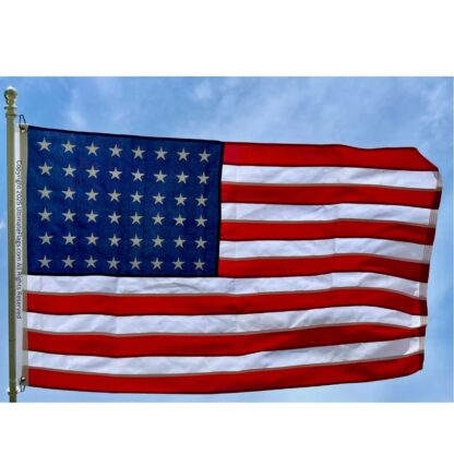 usa flag 48 star 1912 to 1959 old usa flags sewn 2 ply double nylon embroidered 3 x 5 ft.
