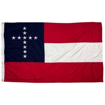 5th kentucky regiment flag orphan brigade flags cotton sewn 3 x 5 ft.