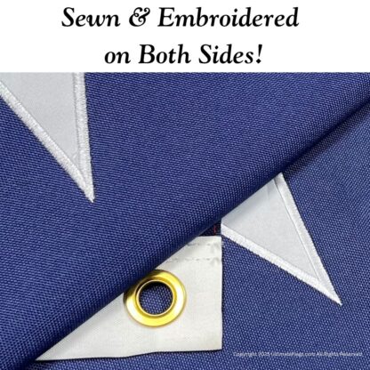5th texas infantry flags hood's brigade flag lone star sewn outdoor double nylon embroidered 3 x 5 ft.
