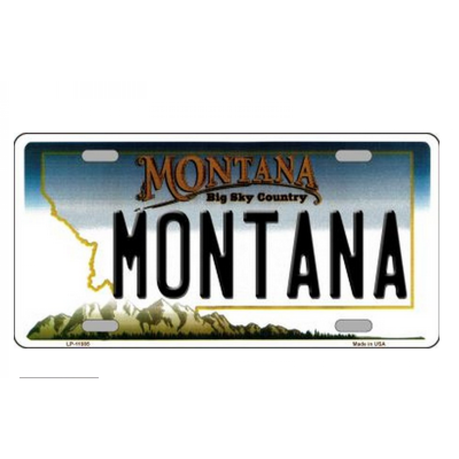 Montana License Plate