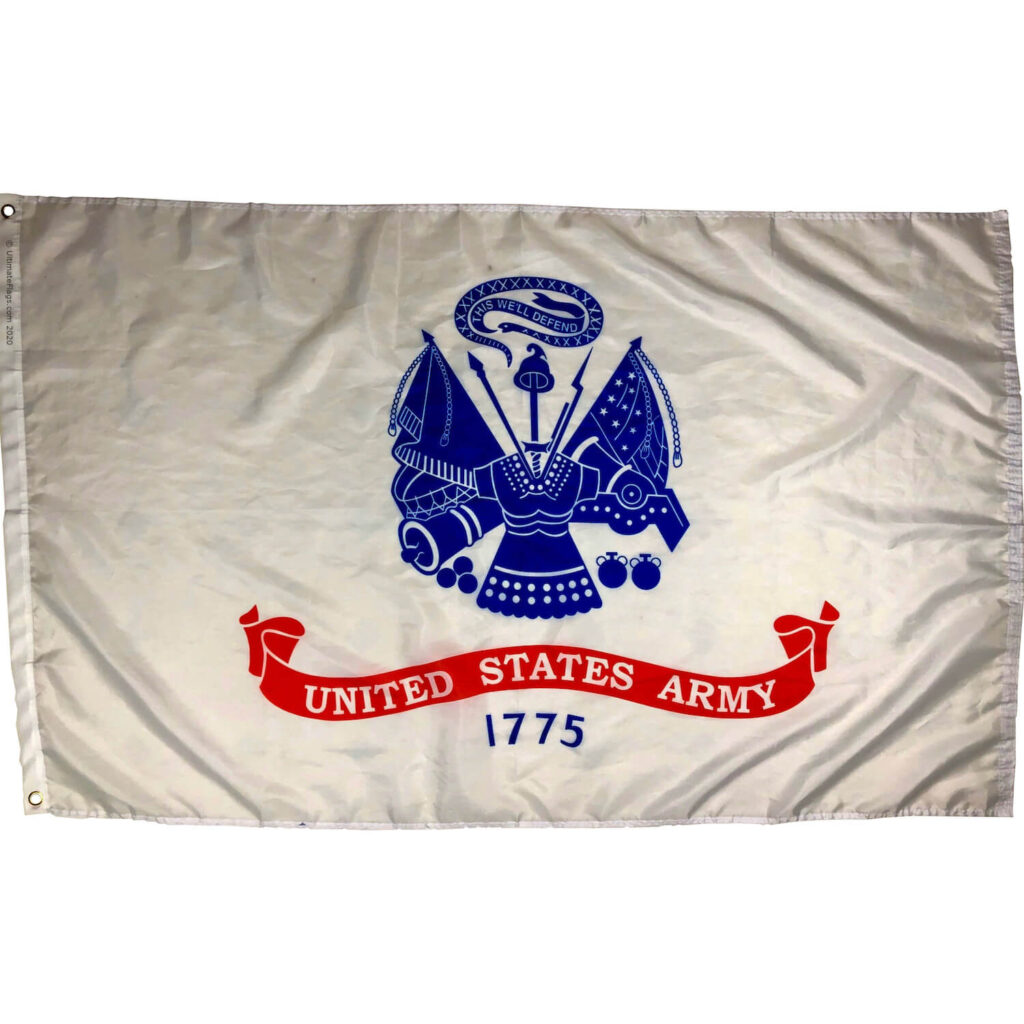 US Army Emblem Flag for Sale Outdoor 3x5 Knitted Nylon