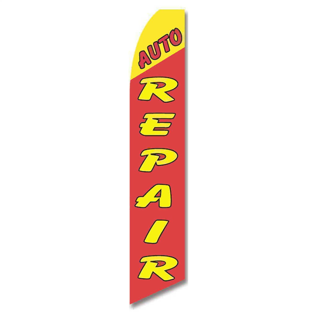 Auto Repair Advertising Flag set)