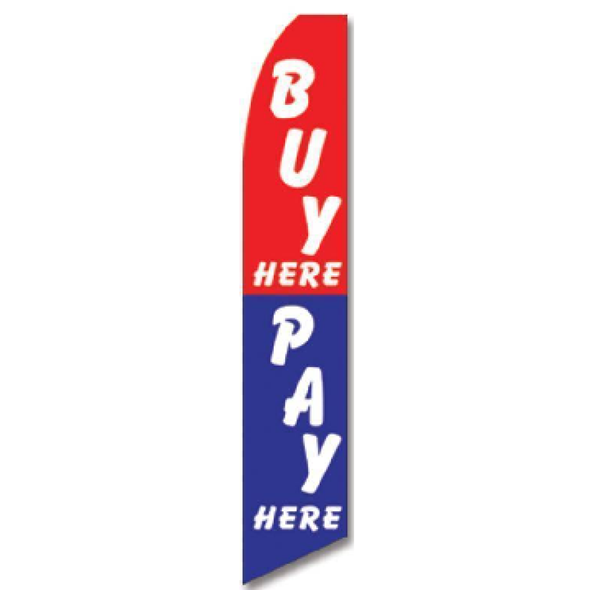 Buy Here Pay Here Advertising Flag (Flag Only)