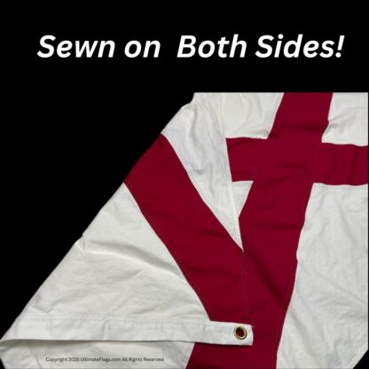 state of alabama flag cotton 3 x 5 ft.
