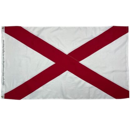 alabama flag double nylon embroidered 3 x 5 ft.