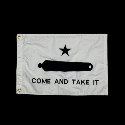 texas gonzales cannon cotton flag 16 x 24 inch with grommets