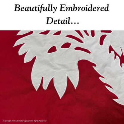 south carolina red cotton flag 3 x 5 ft.