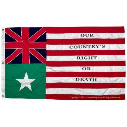 baker's flag of san felipe cotton sewn embroidered 3 x 5 ft.