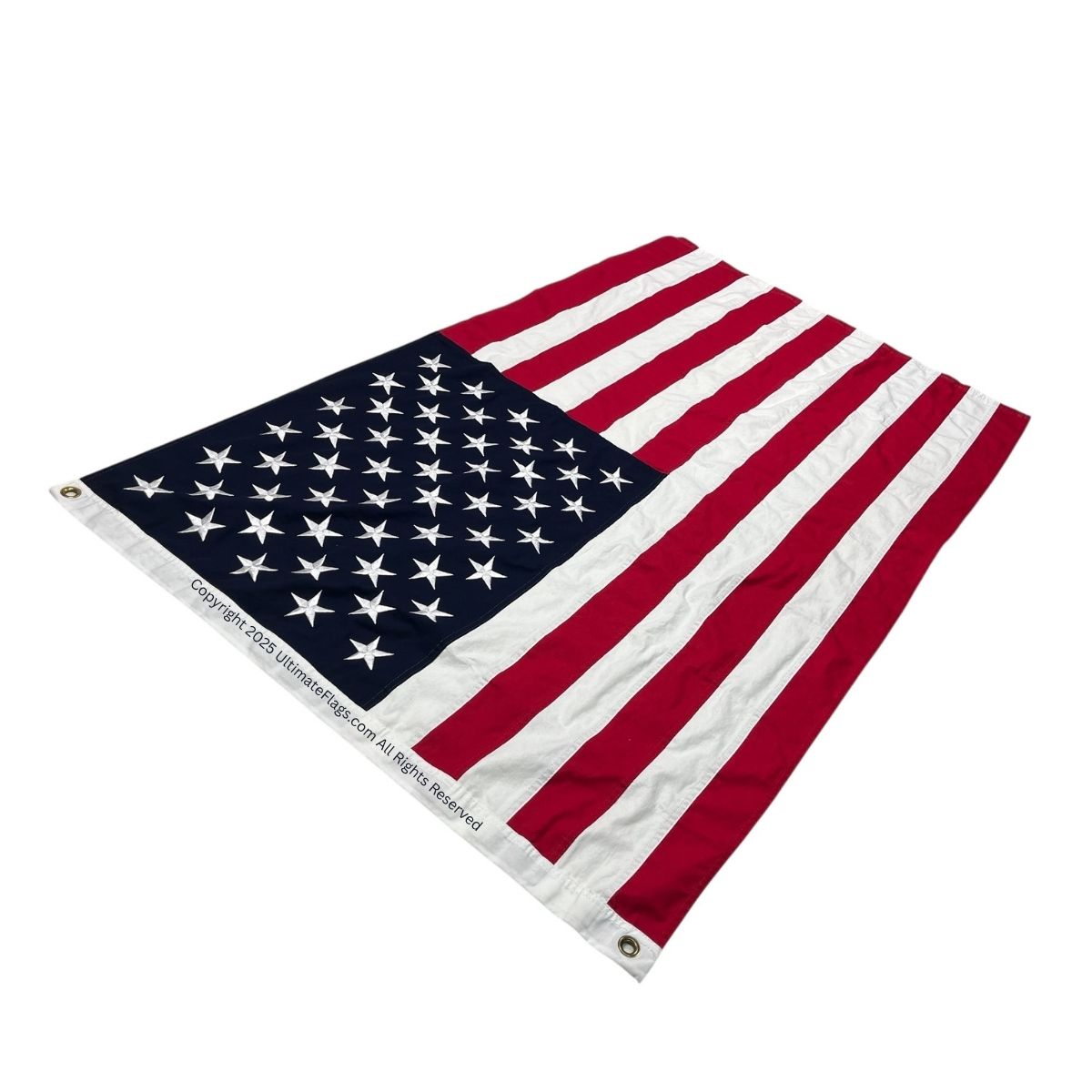 usa flag cotton 50 stars 2x3,3x5,4x6, 5x8, 6x10 grommets and sleeves