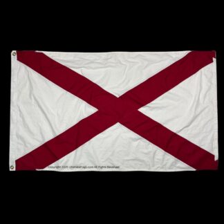 state of alabama flag cotton 3 x 5 ft.