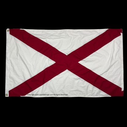 state of alabama flag cotton 3 x 5 ft.