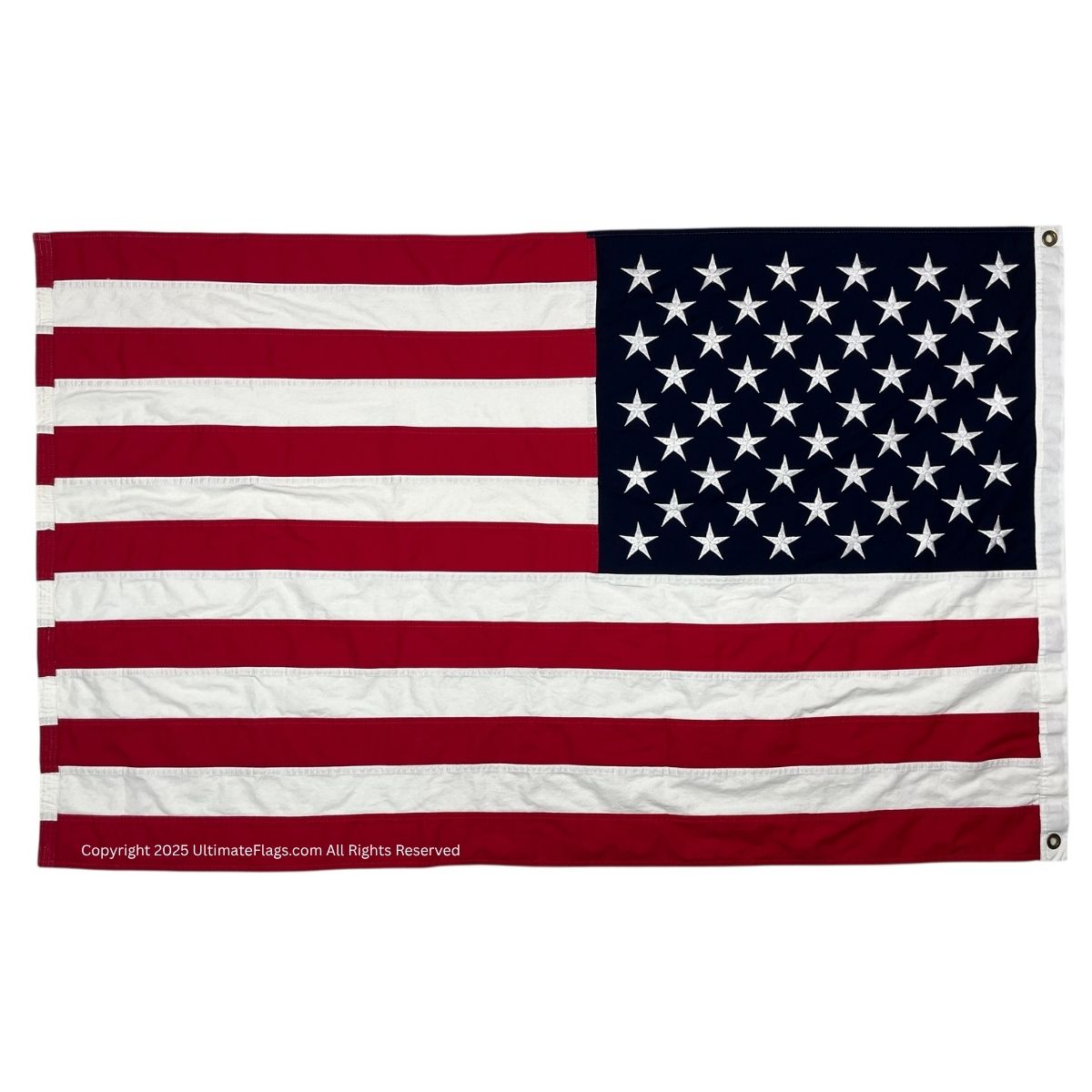 usa flag cotton 50 stars 2x3,3x5,4x6, 5x8, 6x10 grommets and sleeves
