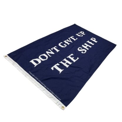 commodore perry flag cotton embroidered 3 x 5 ft.