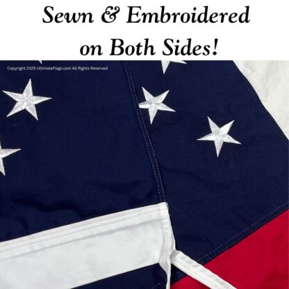 robert e lee cotton flag with sleeve and ties 3 x 5 ft.