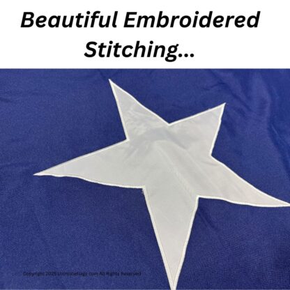 captain scott's double nylon embroidered flag 3 x 5 ft.