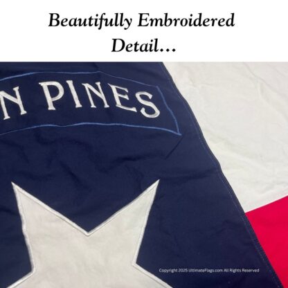 texas 1st infantry regiment cotton flag 3 x 5 ft.