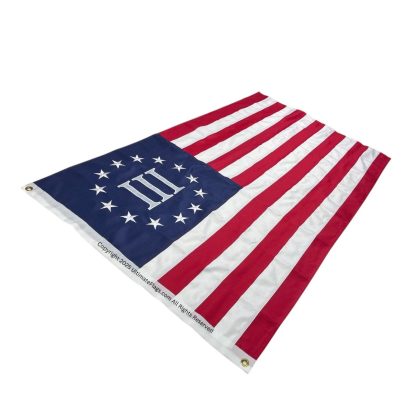 nyberg flag 3% iii betsy ross flags 3 x 5 ft. sewn outdoor double nylon embroidered
