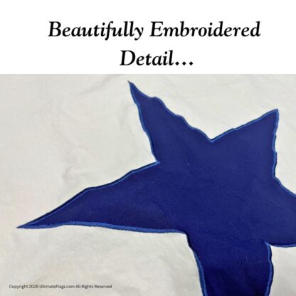 goliad texas battle flag 3 x 5 ft. cotton / troutman flag