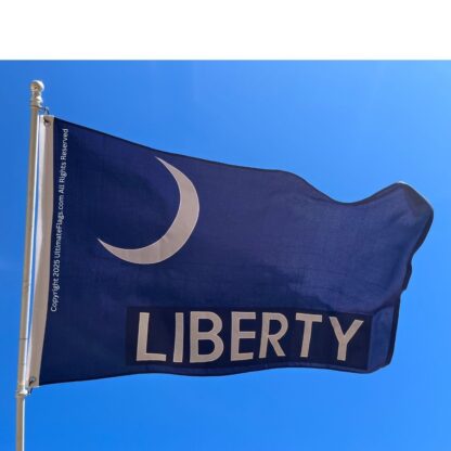 fort moultrie flag nylon embroidered or double nylon embroidered 3 x 5 ft.