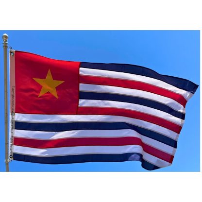 louisiana secession flag louisiana republic flags la confederate sewn outdoor double nylon embroidered 3 x 5 ft.