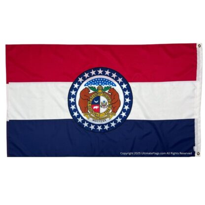 missouri flag state of mo flags sewn outdoor double nylon embroidered 3 x 5 ft.