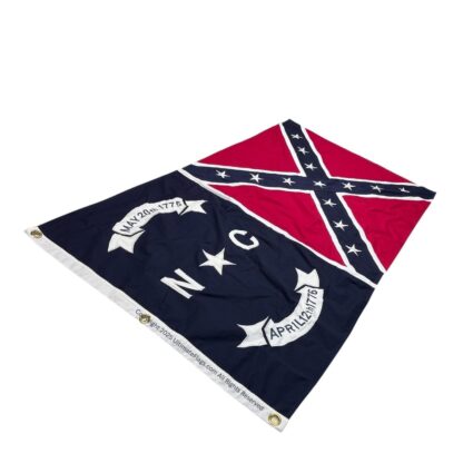 north carolina battle flag cotton 3 x 5 ft.