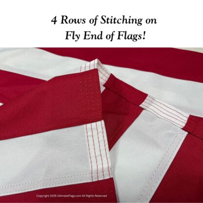 usa flag 48 star 1912 to 1959 old usa flags sewn 2 ply double nylon embroidered 3 x 5 ft.