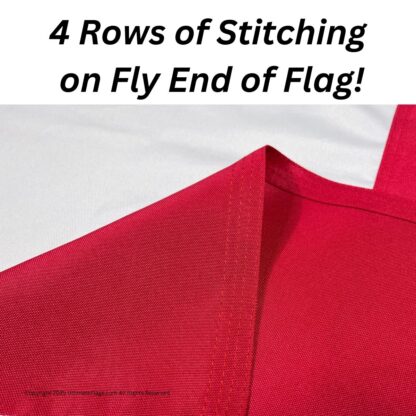 3rd national confederate flag double nylon sewn embroidered outdoor tough heavy duty flags