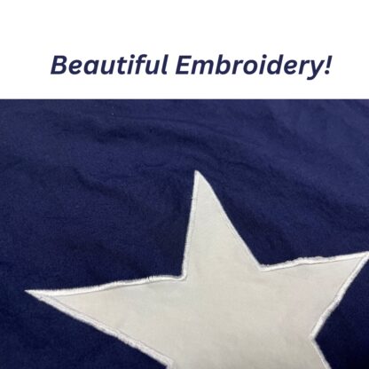 5th texas infantry, hood's brigade cotton flag 3 x 5 ft.
