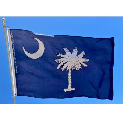 south carolina flag sc flags for sale sewn outdoor double nylon embroidered 3 x 5 ft.