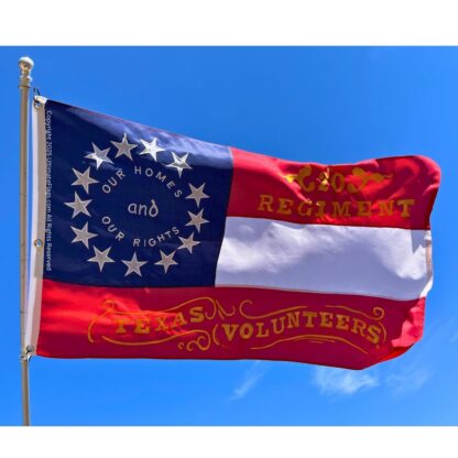 20th regiment texas volunteers flag double nylon embroidered 3 x 5 ft.