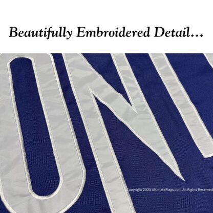 commodore perry flag dont give up the ship flags sewn double nylon embroidered 3 x 5 ft.