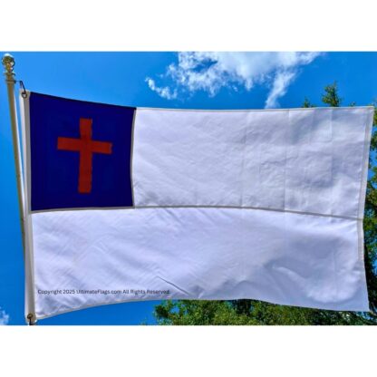 christian flag double nylon fully sewn heavy duty 2x3,3x5,4x6,5x8 feet