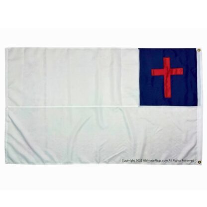 christian flag double nylon fully sewn heavy duty 2x3,3x5,4x6,5x8 feet