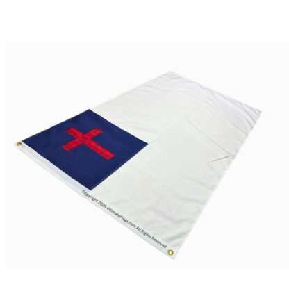 christian flag double nylon fully sewn heavy duty 2x3,3x5,4x6,5x8 feet