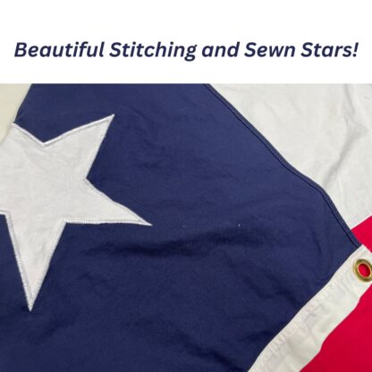 5th texas infantry, hood's brigade cotton flag 3 x 5 ft.