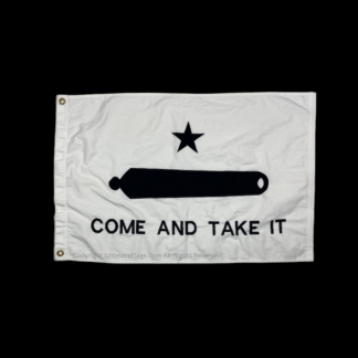 texas gonzales flag cannon flags sewn cotton 2 x 3 ft.