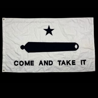 texas gonzales cannon flag cotton 3 x 5 ft.