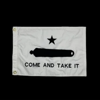 texas gonzales flag cannon come and take it flags cotton indoor 16 x 24 inch with grommets