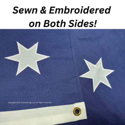 washington's headquarters flag 1775 george washington commander hq flags outdoor sewn double nylon embroidered 3 x 5 ft.
