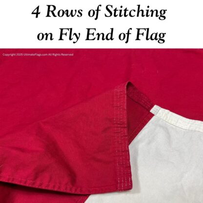 robert e lee cotton flag with sleeve and ties 3 x 5 ft.